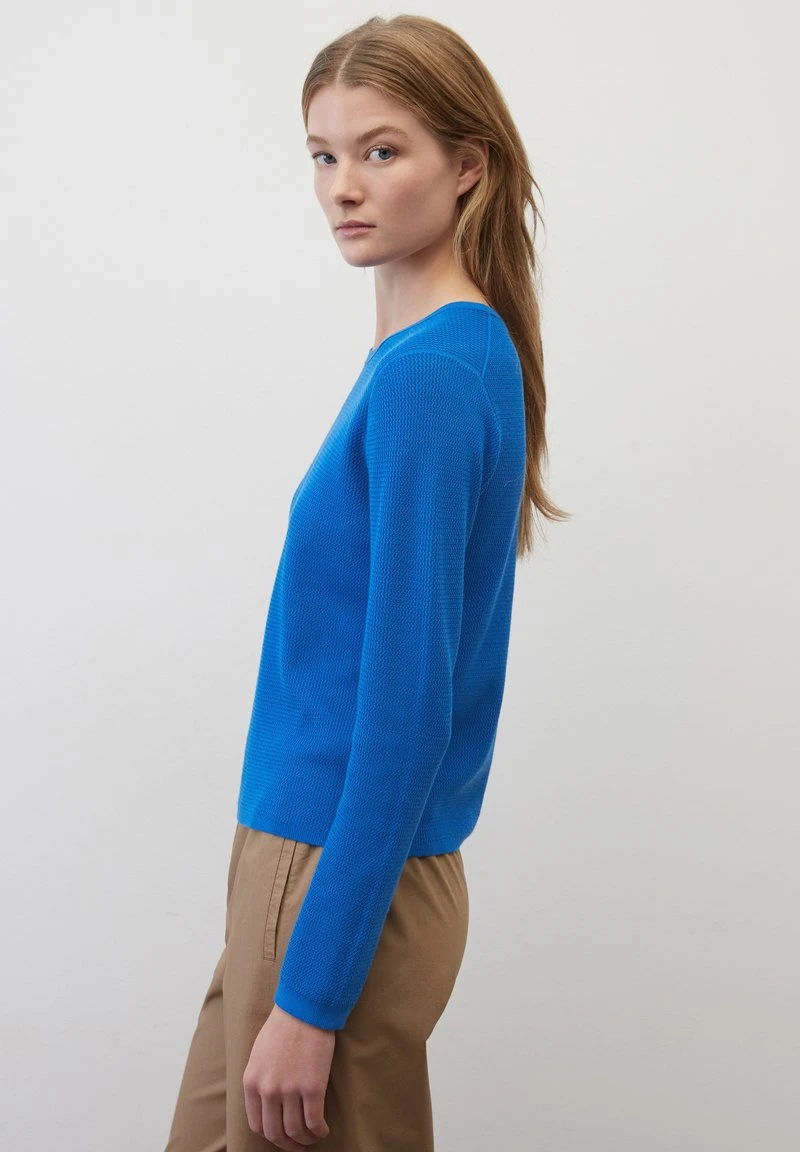 Marc O'Polo REGULAR AUS ORGANIC - Strickpullover - Vibrant Blue 5 Marc O'Polo REGULAR AUS ORGANIC - Strickpullover - Vibrant Blue – Bild 3