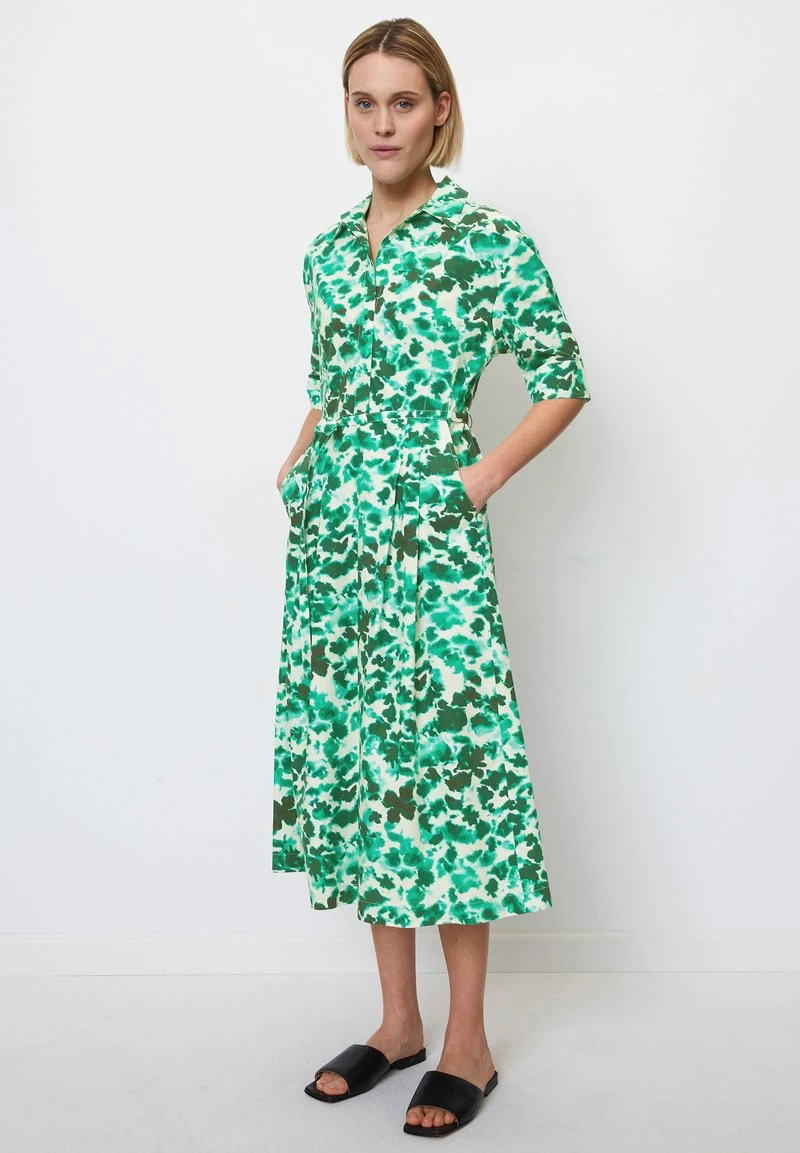 Marc O'Polo STYLE BELTED WAIST PLEATS DETAILS - Blusenkleid - Multi 4 Marc O'Polo STYLE BELTED WAIST PLEATS DETAILS - Blusenkleid - Multi – Bild 2