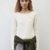 Marc O'Polo LONG SLEEVE ROUND NECK SOLID - Langarmshirt - White Cotton -Marc OPolo Geschaft db3139f80d8e48d4b042d0614c5f9249