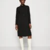 Marc O'Polo DRESS LONG SLEEVE COLLAR BUTTON PLACKET - Jerseykleid - Black -Marc OPolo Geschaft dcdba21fec9040449f2b44cf49c86bbd