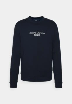 Marc O'Polo DENIM LONG SLEEVE LOGO PRINT ARTWORK - Sweatshirt - True Navy -Marc OPolo Geschaft dd96251a07664e5ab0e23e0753d14363