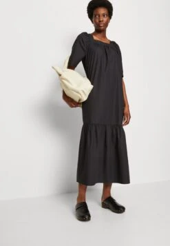 Marc O'Polo BOHEMIAN MIDI STYLE, GATHERINGS, CARREE NECKLINE - Freizeitkleid - Black -Marc OPolo Geschaft ddc8332f42334d1381732ea1a2ab2374