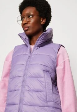 Marc O'Polo VEST DETACHABLE HOOD WELT POCKETS SIDE SLIT - Weste - Sunbleached Purple -Marc OPolo Geschaft de2ee1c5126145f790ac2e1483967146