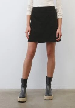 Marc O'Polo SKIRT EASY SHAPE WITH CUTLINE PLEAT DETAIL, SHORT LENGTH - A-Linien-Rock - Black -Marc OPolo Geschaft de5c4b34d42c4280a60e4f06fd47137b