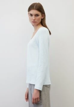 Marc O'Polo HEAVY SLUB LONGSLEEVE - Langarmshirt - Spring Sky -Marc OPolo Geschaft df538e7eb17d40ec809c93fca51963fb
