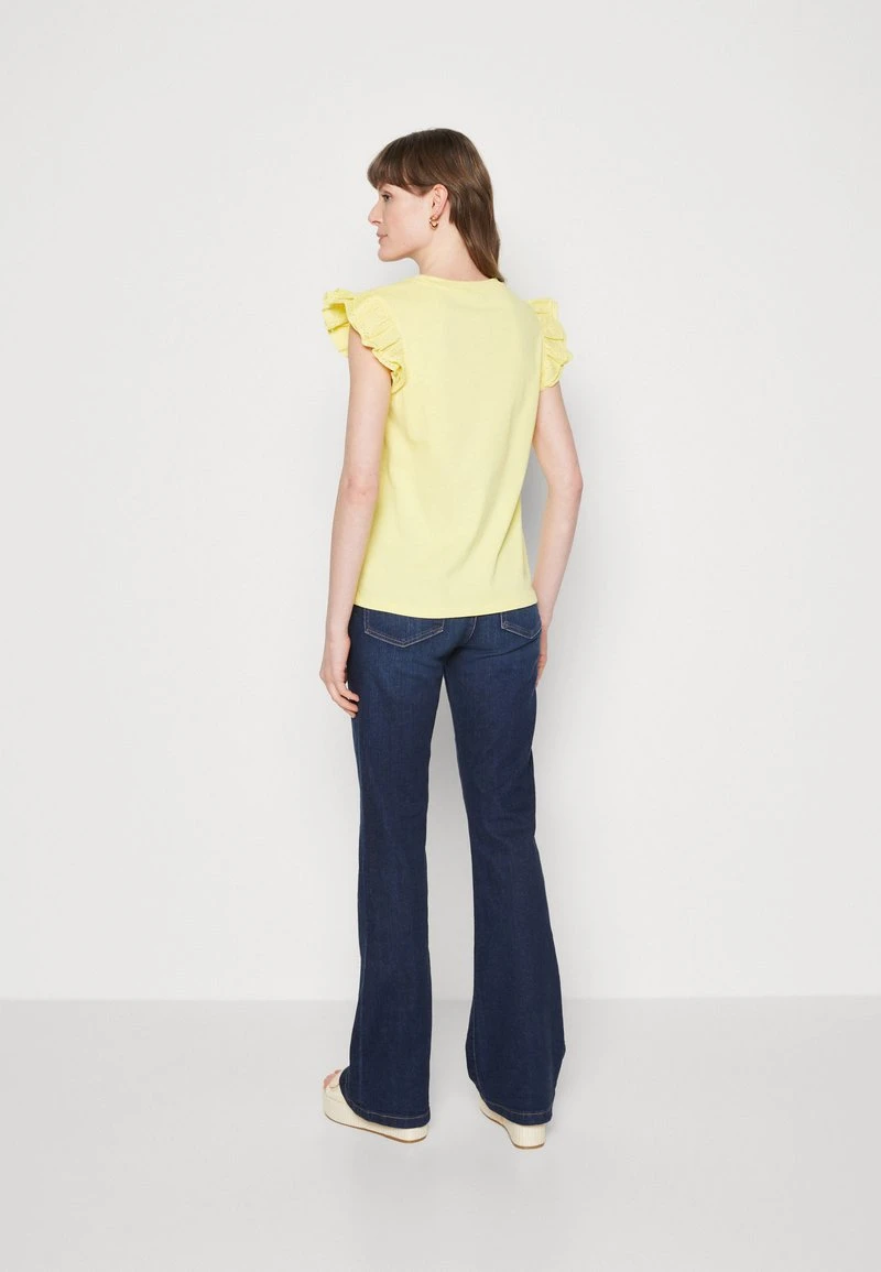 Marc O'Polo DENIM SLEEVELESS RUFFLES AT ARMHOLE - T-Shirt Print - Buttercup 5 Marc O'Polo DENIM SLEEVELESS RUFFLES AT ARMHOLE - T-Shirt Print - Buttercup – Bild 3