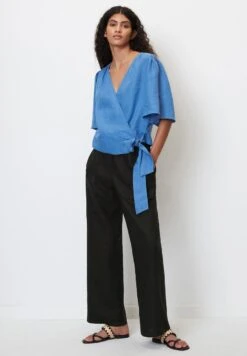 Marc O'Polo MIT MATERIAL-MIX-CHARAKTER - Bluse - Summer Sky -Marc OPolo Geschaft e214bfa94b134767ae7d1cf6522642c2