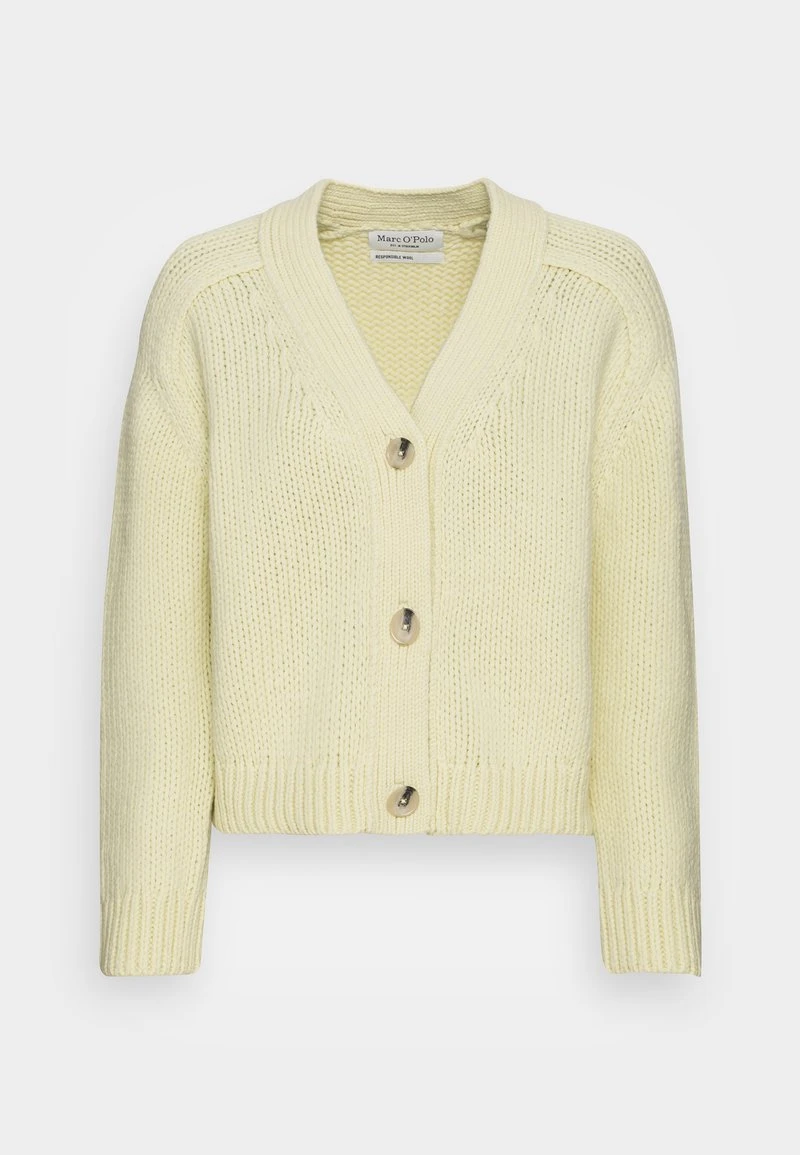 Marc O'Polo CARDIGAN LONGSLEEVE V NECK - Strickjacke - Pale Lemon 6 Marc O'Polo CARDIGAN LONGSLEEVE V NECK - Strickjacke - Pale Lemon – Bild 4