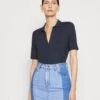 Marc O'Polo BLOUSE SHORT SLEEVE CLASSIC FIT - Hemdbluse - Deep Blue Sea 1 Marc O'Polo BLOUSE SHORT SLEEVE CLASSIC FIT - Hemdbluse - Deep Blue Sea -Marc OPolo Geschaft e3333a0623a844ad8769006d95978f53