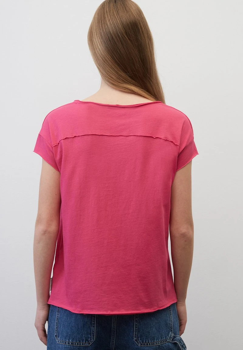 Marc O'Polo DENIM KURZARM MIT AUS LE - T-Shirt Basic - Fresh Fuschia 4 Marc O'Polo DENIM KURZARM MIT AUS LE - T-Shirt Basic - Fresh Fuschia – Bild 2