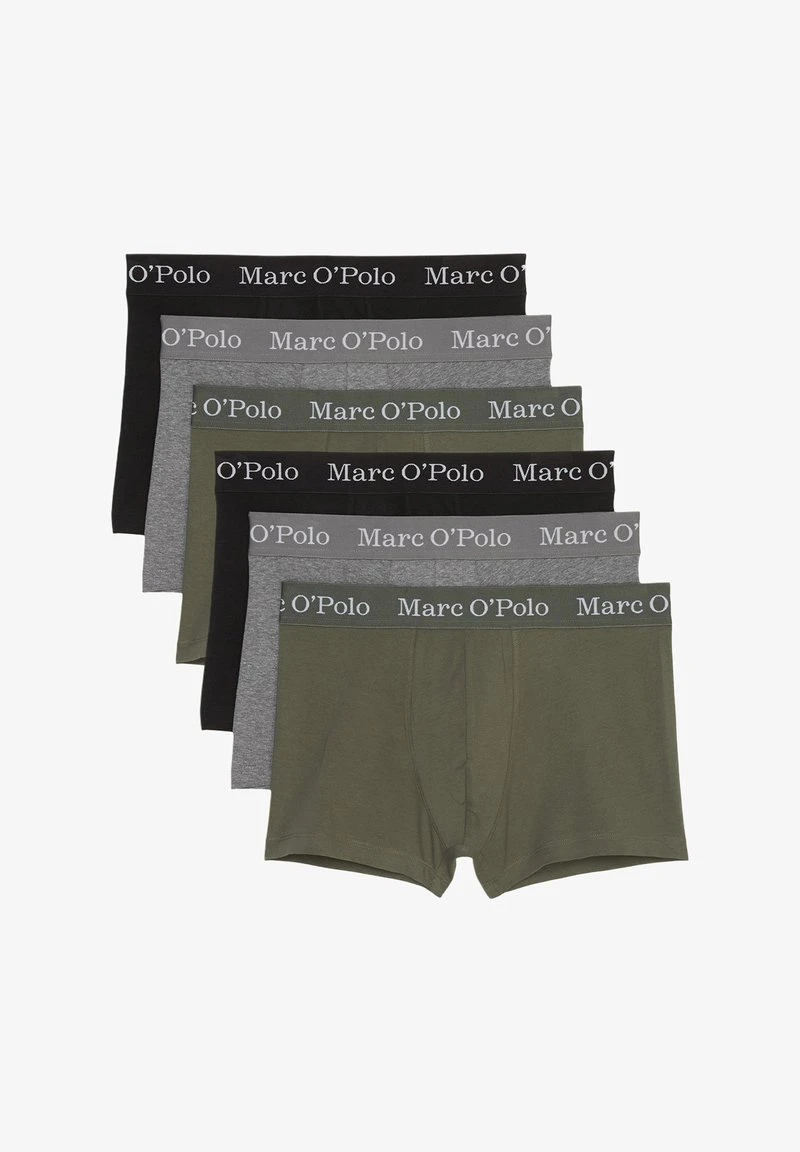 Marc O'Polo RETRO SHORT 6ER PACK - Panties - Beetle Grey Melange Black 3 Marc O'Polo RETRO SHORT 6ER PACK - Panties - Beetle Grey Melange Black