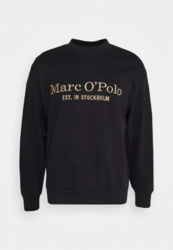 Marc O'Polo CREWNECK, EMBROIDERED ARTWORK ON CHEST - Sweatshirt - Black -Marc OPolo Geschaft e847baa8132f4f8ab466d75ba9372c61