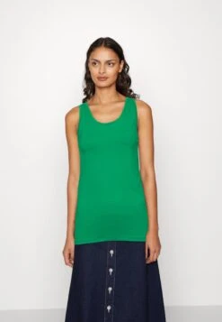Marc O'Polo ROUND NECK - Top - Vivid Green