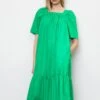 Marc O'Polo BOHEMIAN MIDI STYLE, GATHERINGS, CARREE NECKLINE - Freizeitkleid - Vivid Green -Marc OPolo Geschaft ea18c73675244d0fbba8396039b2d0f4