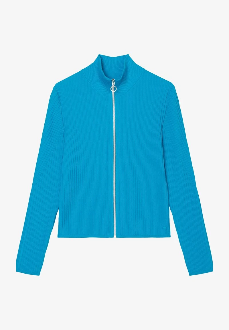 Marc O'Polo DENIM STEHKRAGEN-MIT ZIPPER CROPPED AUS SOF - Strickjacke - Crystal Seas 4 Marc O'Polo DENIM STEHKRAGEN-MIT ZIPPER CROPPED AUS SOF - Strickjacke - Crystal Seas – Bild 2