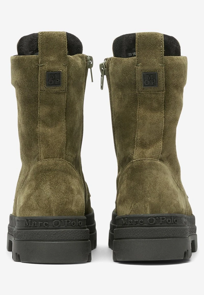 Marc O'Polo MIT INNENZIPPER - Schnürstiefelette - Oliv 6 Marc O'Polo MIT INNENZIPPER - Schnürstiefelette - Oliv – Bild 4