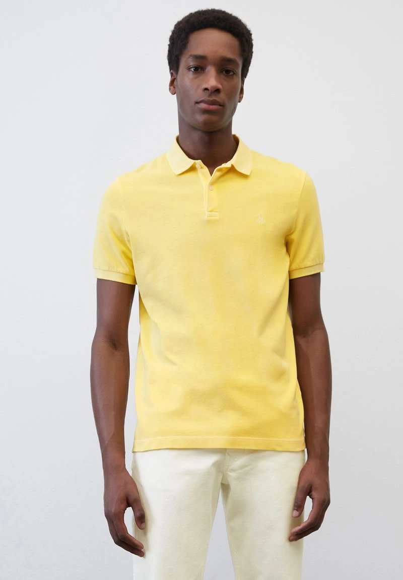 Marc O'Polo SHORT SLEEVE, COLLAR AND CUFFS, SLITS AT HEM - Poloshirt - Sunflower Petal 3 Marc O'Polo SHORT SLEEVE, COLLAR AND CUFFS, SLITS AT HEM - Poloshirt - Sunflower Petal