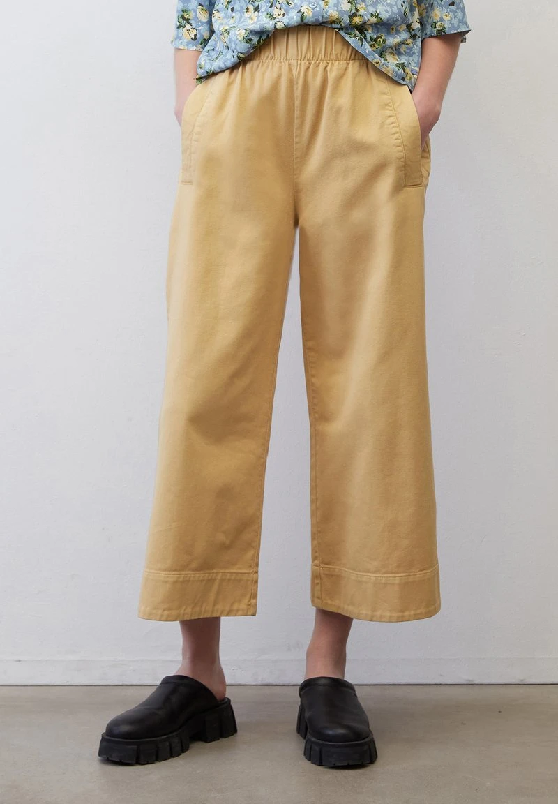 Marc O'Polo DENIM MIT ELASTISCHEM BUND - Stoffhose - Beige 4 Marc O'Polo DENIM MIT ELASTISCHEM BUND - Stoffhose - Beige – Bild 2