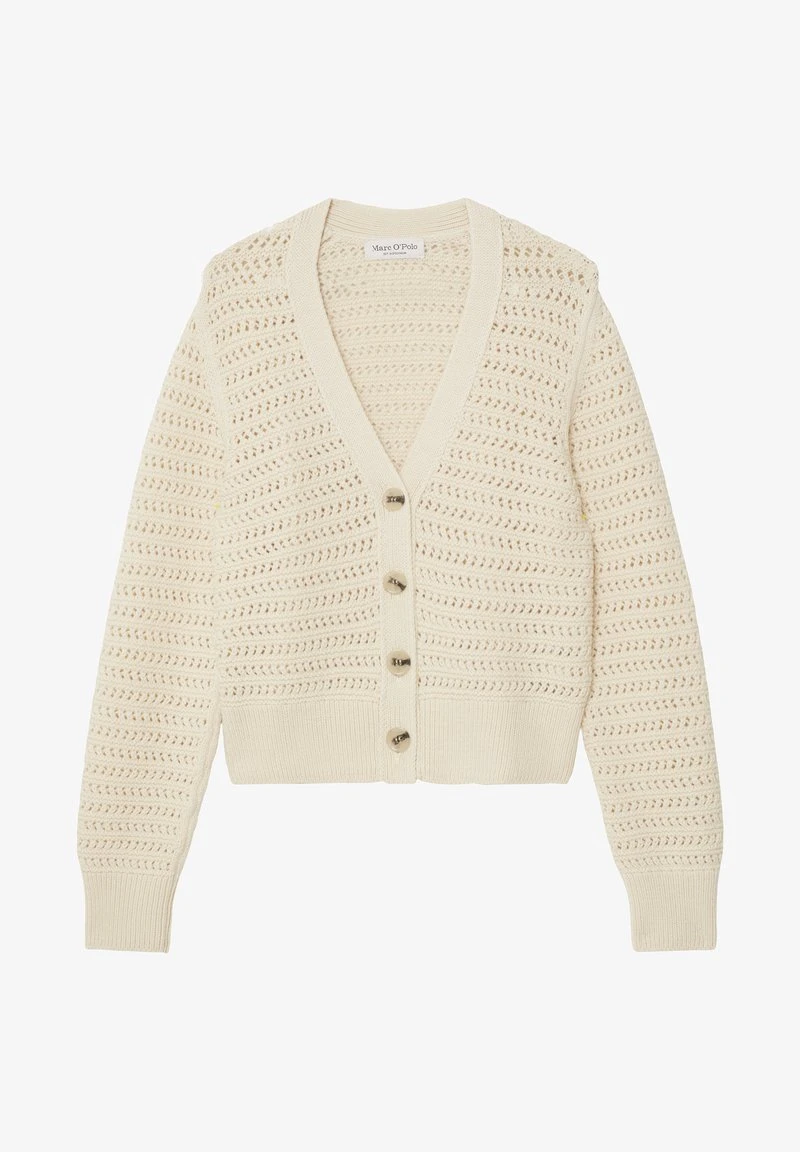 Marc O'Polo LONGSLEEVE, V-NECK - Strickjacke - Chalky Sand 4 Marc O'Polo LONGSLEEVE, V-NECK - Strickjacke - Chalky Sand – Bild 2