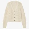 Marc O'Polo LONGSLEEVE, V-NECK - Strickjacke - Chalky Sand