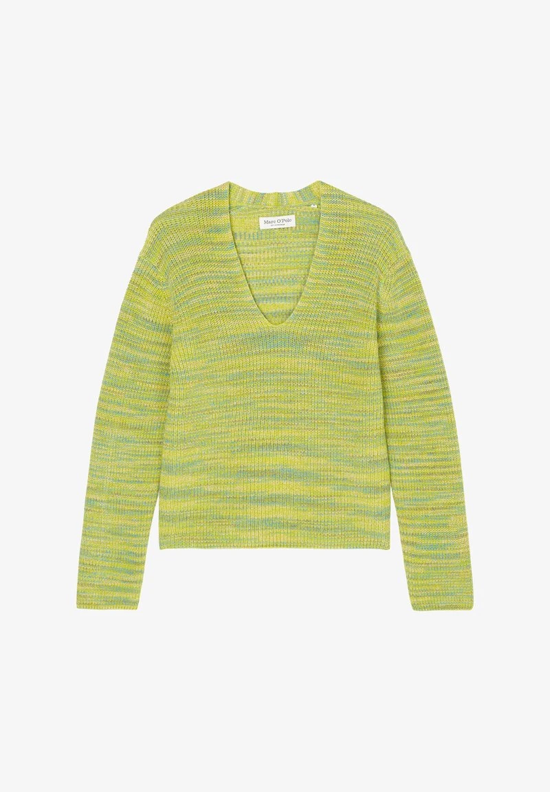 Marc O'Polo Strickpullover - Multi Lime Green 4 Marc O'Polo Strickpullover - Multi Lime Green – Bild 2