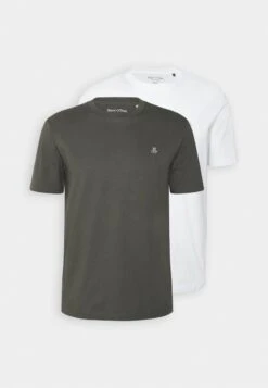 Marc O'Polo 2 PACK - T-Shirt Basic - Grey/white -Marc OPolo Geschaft f469b029b252489cba22de0bc07d52e6
