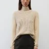 Marc O'Polo PULLUNDER SLEEVELES ROUND NECK - Strickpullover - Frosty Sand Melange -Marc OPolo Geschaft f5251812275644aca85be110f7689bd1
