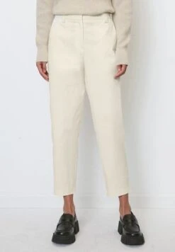 Marc O'Polo PANTS BANANA CUT ANKLE LENGTH HIGH RISE ATTACHED POCKETS - Stoffhose - Loose Sand -Marc OPolo Geschaft f60bdf29e23e43d288f74cf095bf4760