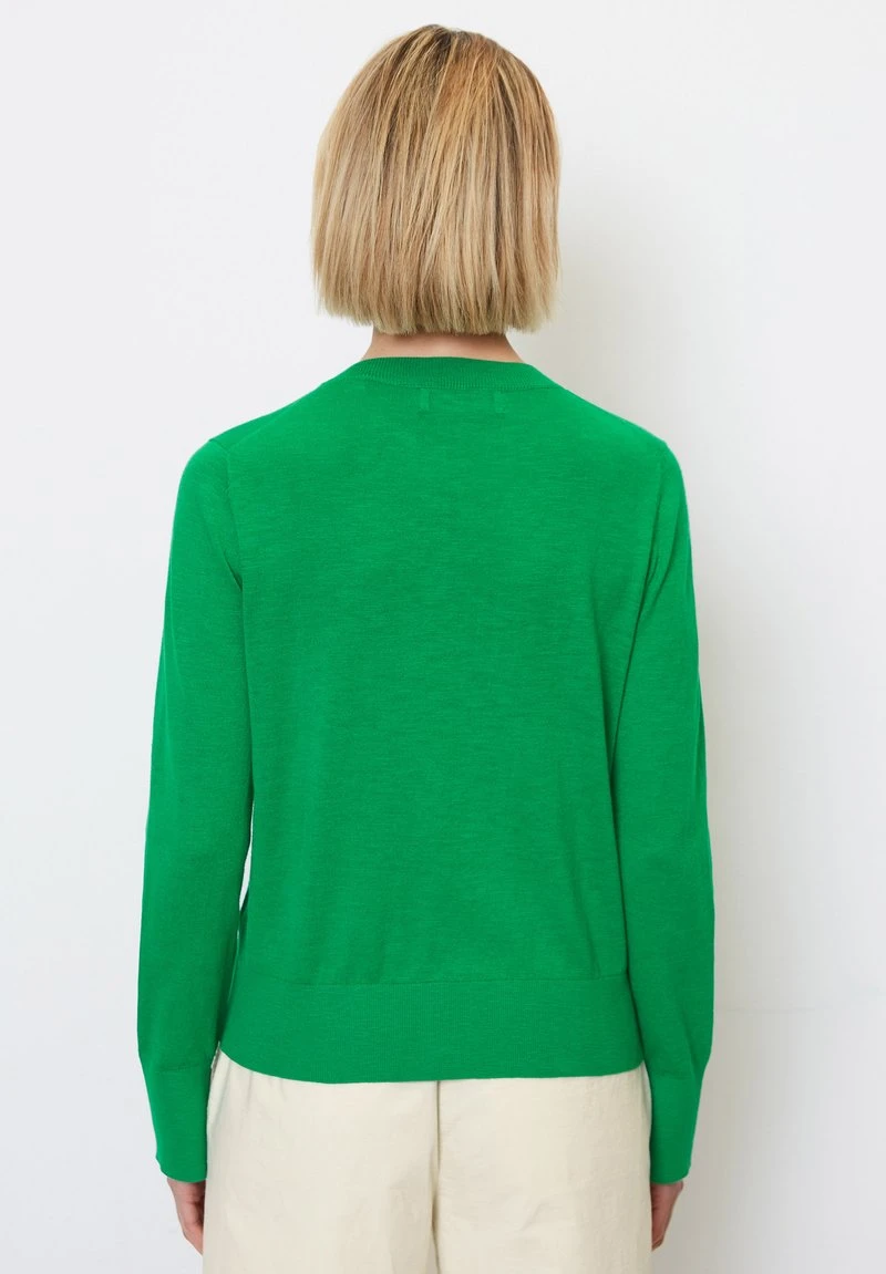 Marc O'Polo REGULAR AUS SLUB - Strickjacke - Vivid Green 5 Marc O'Polo REGULAR AUS SLUB - Strickjacke - Vivid Green – Bild 3