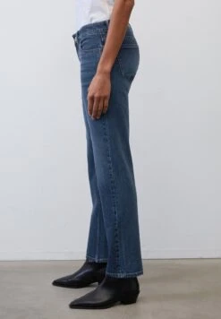 Marc O'Polo MODELL ALBY AUS STRETCH - Jeans Straight Leg - Authentic Mid Blue Wash -Marc OPolo Geschaft f75abf30ef6e47c4b289f750c950570e