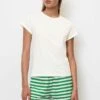 Marc O'Polo SET - Nachtwäsche Set - White Cotton Vivid/green Stripe -Marc OPolo Geschaft f928692704e542a29bdb764355d48553