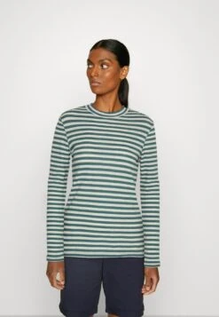 Marc O'Polo HIGH NECK LONG SLEEVE - Langarmshirt - Multi/lake Green -Marc OPolo Geschaft faeab5c5f9464554a407af434cae5280 1