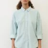 Marc O'Polo Hemdbluse - Frozen Blue -Marc OPolo Geschaft fb4c6860d3fa463fa255473b3b8ff9ea