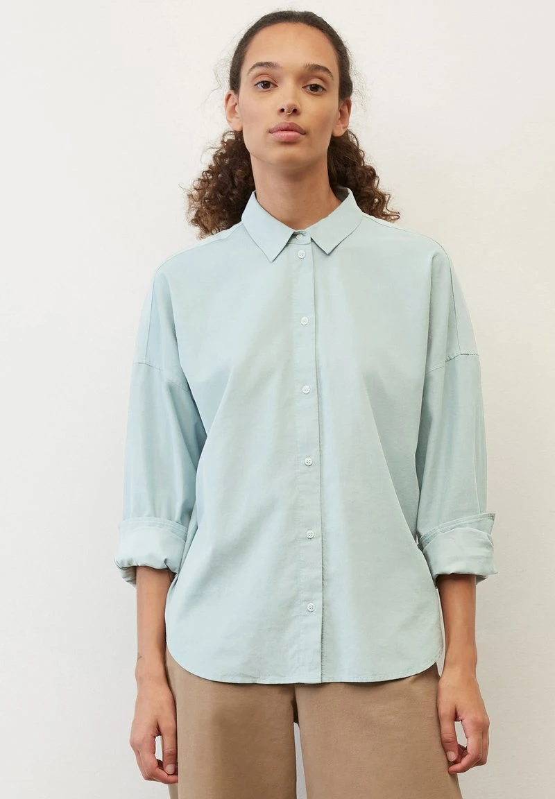 Marc O'Polo Hemdbluse - Frozen Blue 3 Marc O'Polo Hemdbluse - Frozen Blue