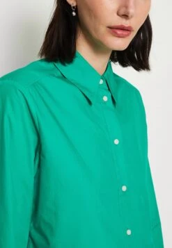 Marc O'Polo DRESS SHIRT STYLE FEMININE GATHERING MODERN DETAILS - Blusenkleid - Vivid Green -Marc OPolo Geschaft fdc3d2a7ffe74cdba84fe77816138815
